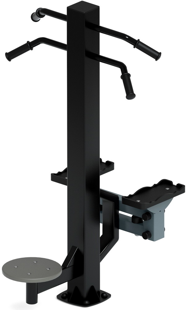 Тренажер уличный СТЕП+ТВИСТЕР (серый) СТ 019-13