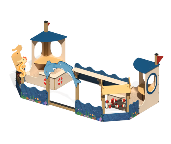 Песочный дворик для детской площадки Морской ПС-88