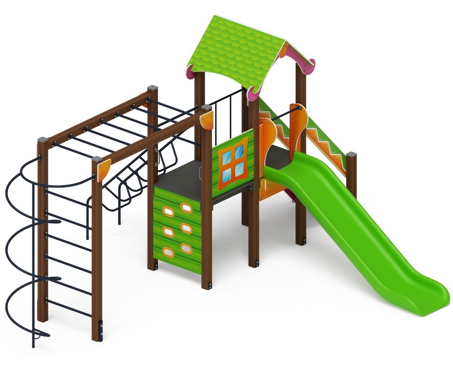 ЛУКОМОРЬЕ детский игровой комплекс ДИК 2.25.05-01 (H=1200)