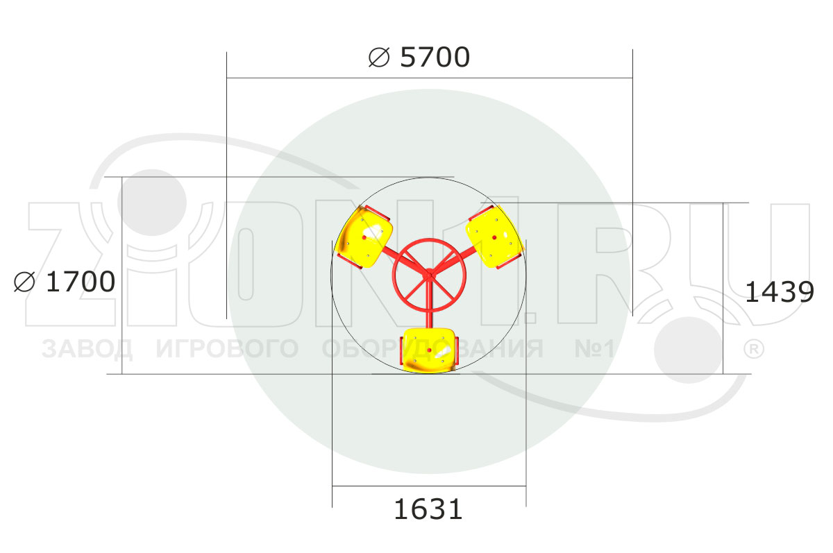 Карусель ZION Хоровод (КР008)