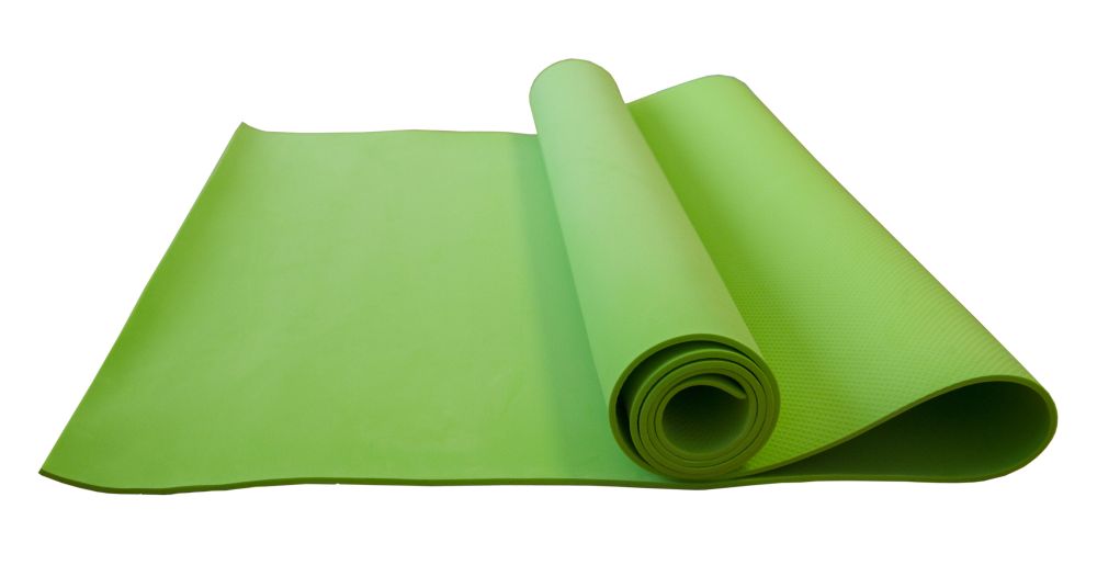 Коврик для йоги и фитнеса Atemi, AYM0214, EVA, 173х61х0,4 см, зеленый
