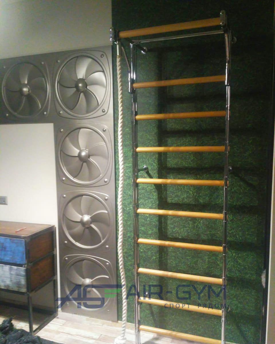 Комбинированная шведская стенка КОМБИ (Хром-бук)