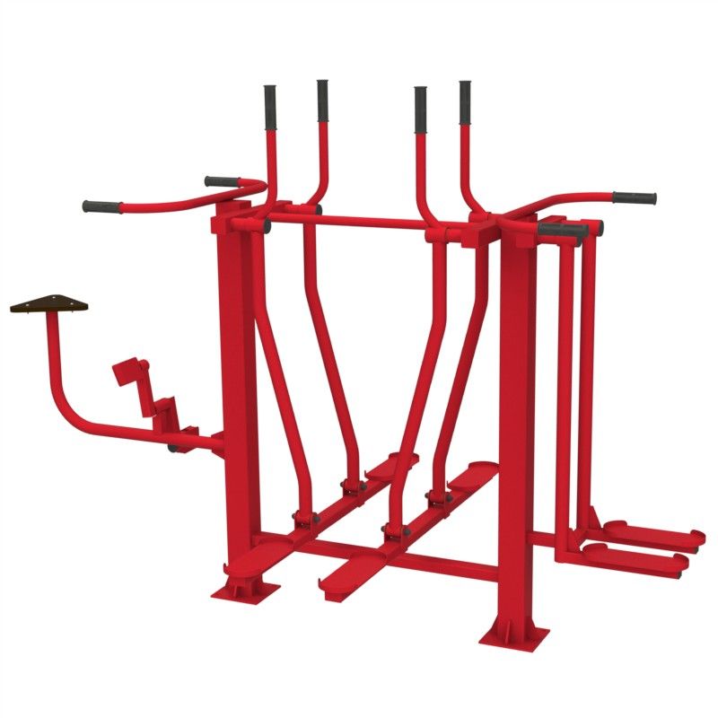 Уличный тренажер Лыжники + Велосипед + Разведение ног  Air-Gym YT35