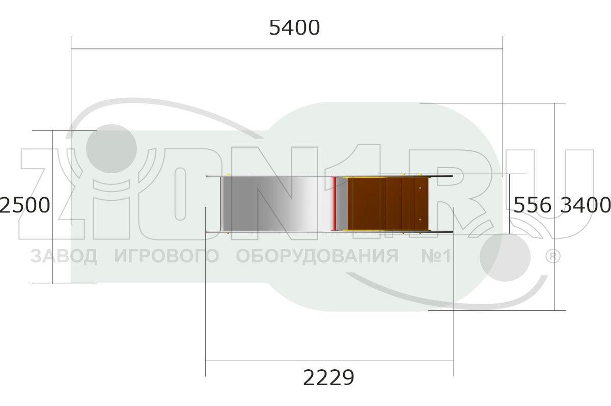 Горка детская ZION Космос (Г031)
