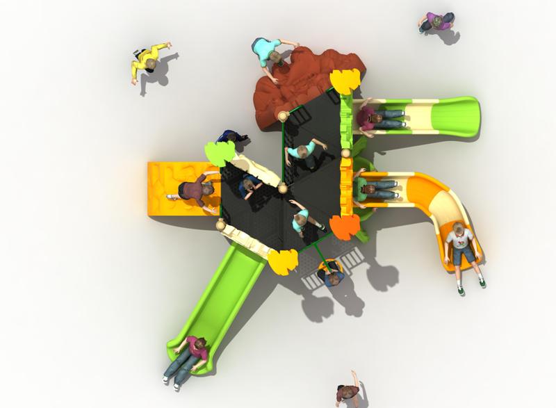 Детская игровая площадка Air-Gym Play Джунгли WD-SL114, серия Экология