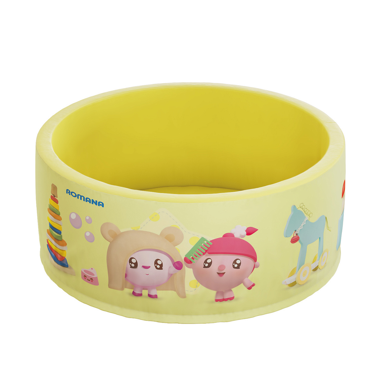 Сухой бассейн Airpool РАСПОРЯДОК Romana ДМФ-МК-02.56.01 (салатовый, шариков 150 шт.)