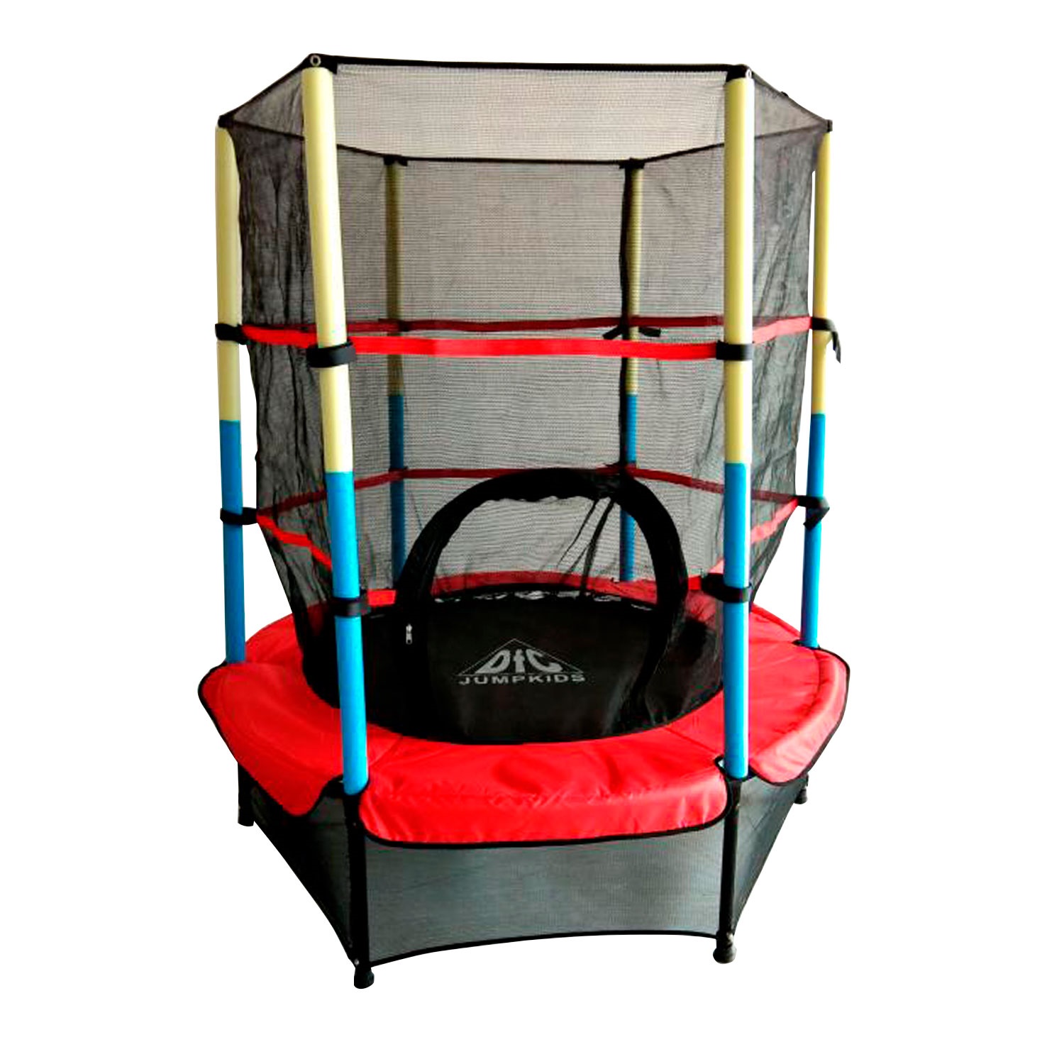 Батут детский красно-желто-синий DFC Jump Kids 55"