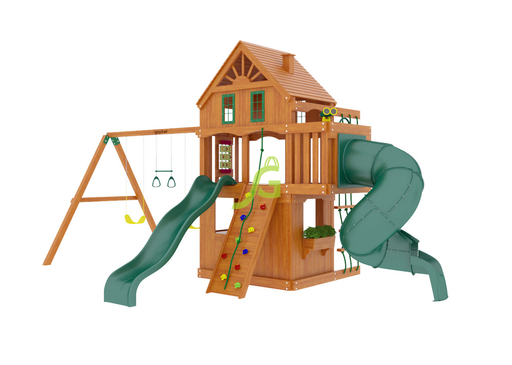 Детская площадка IgraGrad Шато 2 с трубой (домик)