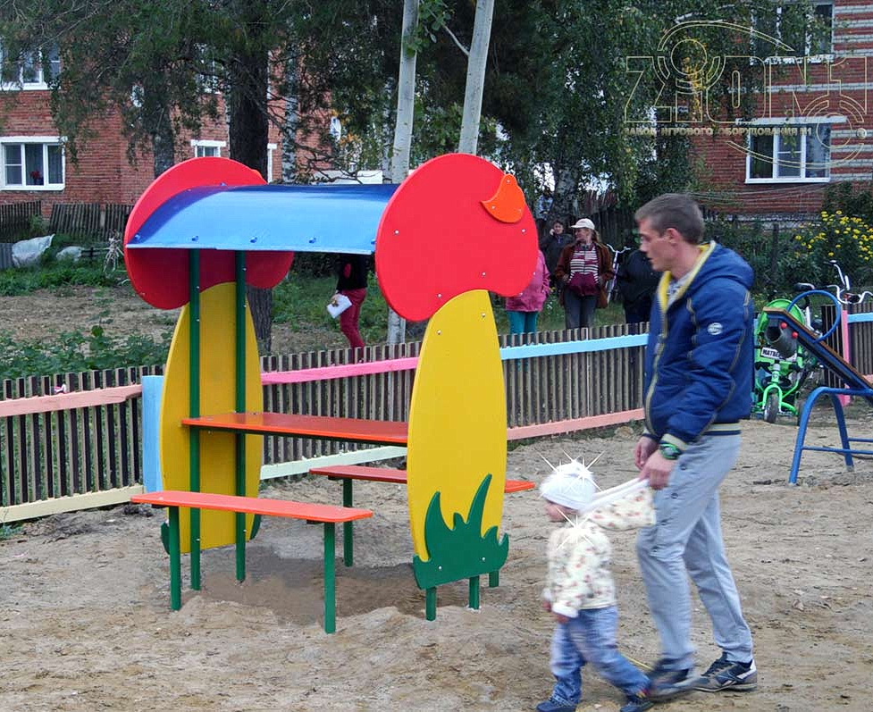 Столик детский с навесом ZION Грибник (СП071)