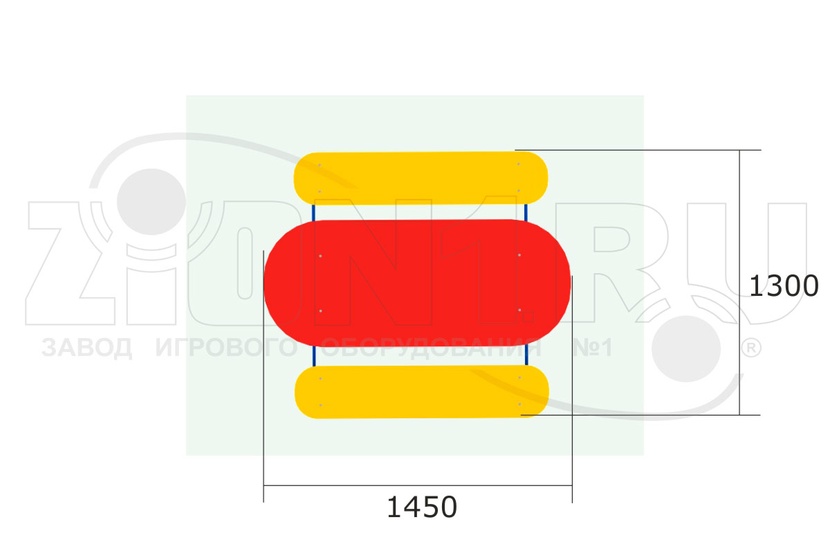 Столик детский ZION Овальный (СП209)