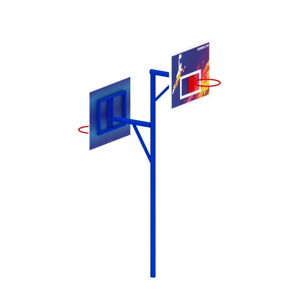 Баскетбольная стойка, комбинированная СО 2.70.03