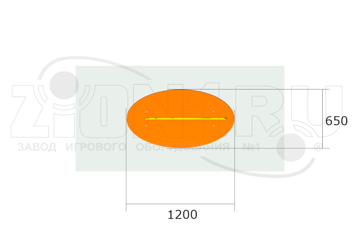 Скамейка детская ZION Желудь (СП069)