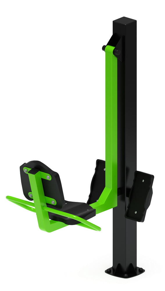 Тренажер уличный ЖИМ НОГАМИ (зеленый) СТ 011-12