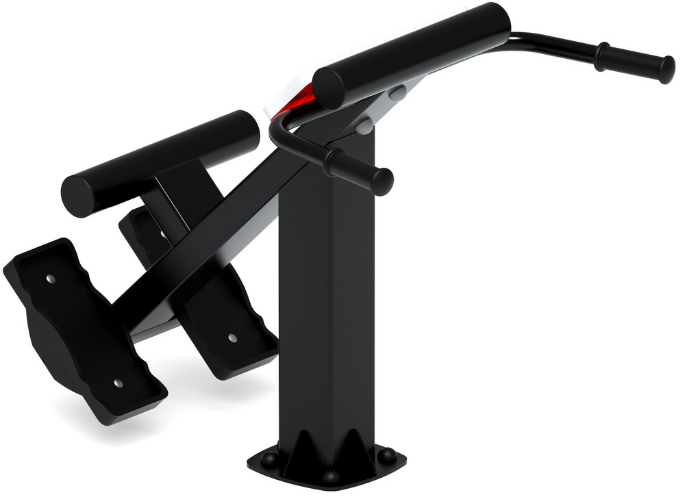 Тренажер уличный ГИПЕРЭКСТЕНЗИЯ (красный) СТ 003-11