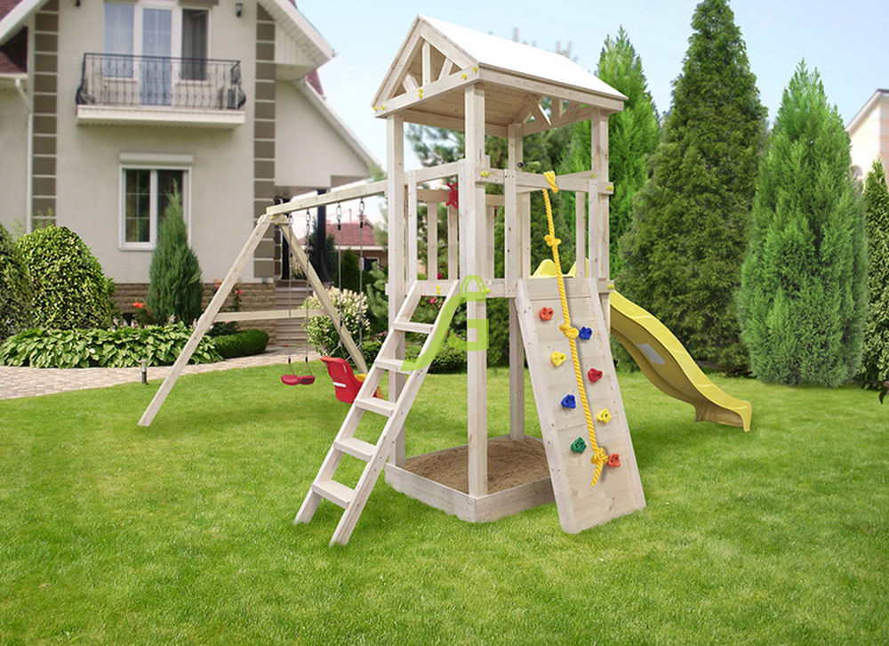 Детская площадка IgraGrad "Панда Фани + скалодром"