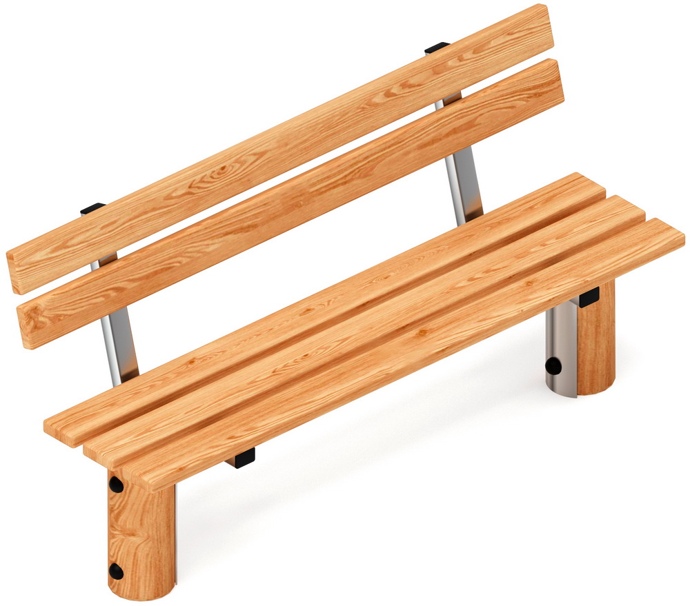 Скамья (Лиственница) МФ 42.04.02-Л