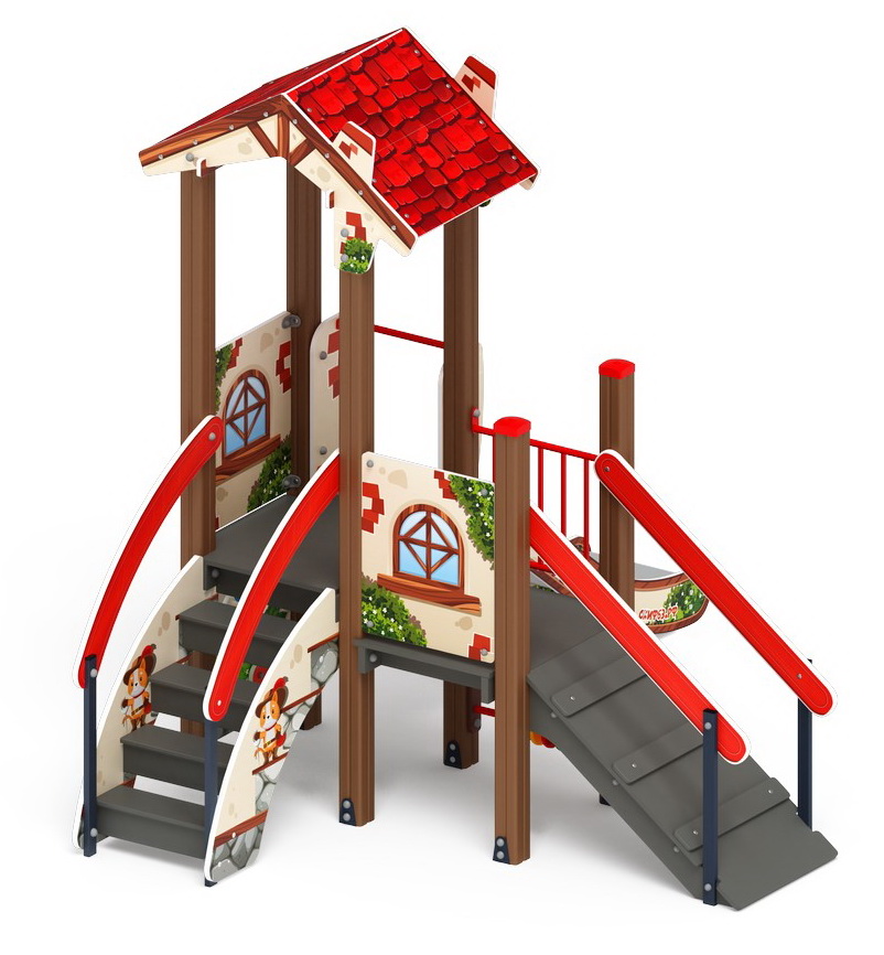 В ГОСТЯХ У СКАЗКИ детский игровой комплекс ДИК 1.05.01-03.С (H=900)