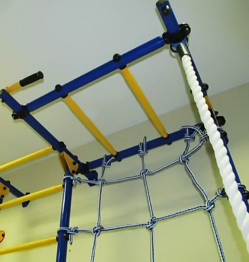 Рукоход-Лайт с сеткой Юный АТЛЕТ сине/жёлтый