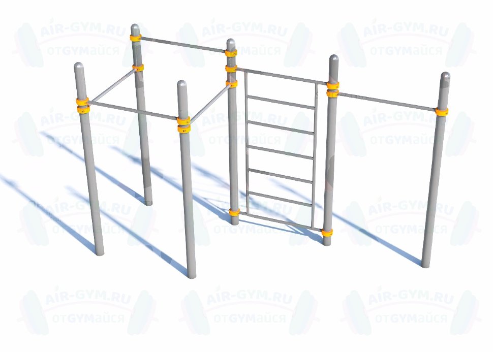 Пять турников и шведская стенка СВС-50
