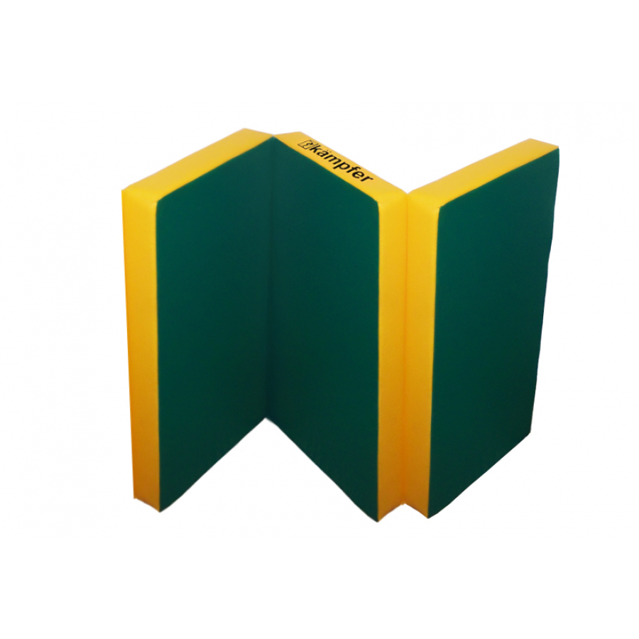 Мат №6 (150х100х10) Kampfer зеленый/желтый