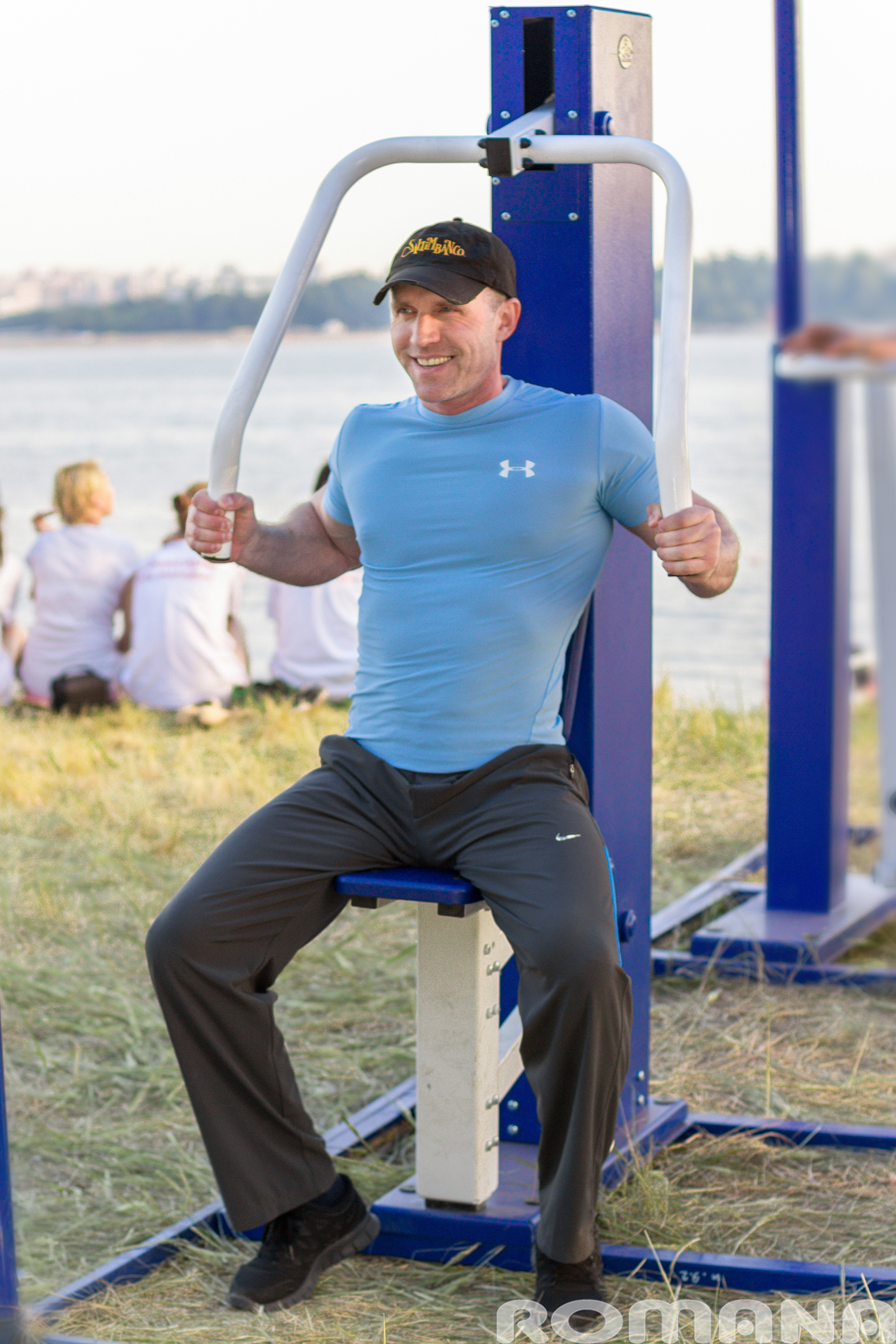 Тренажер уличный ЖИМ ОТ ГРУДИ Romana 207.19.05