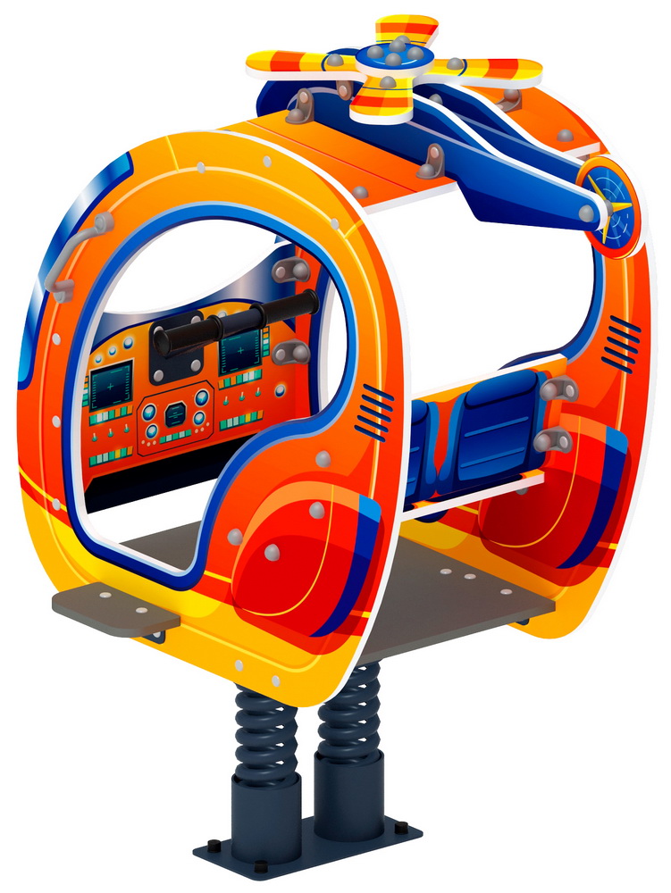 ВЕРТОЛЁТИК качалка на пружине ИО 23.03.04-01