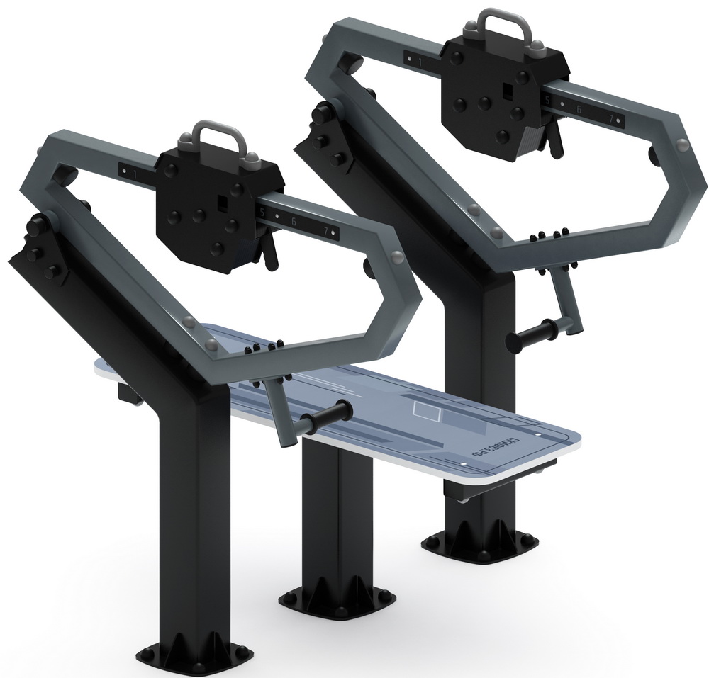 Уличный тренажер ЖИМ ЛЕЖА СТ 026-11.П