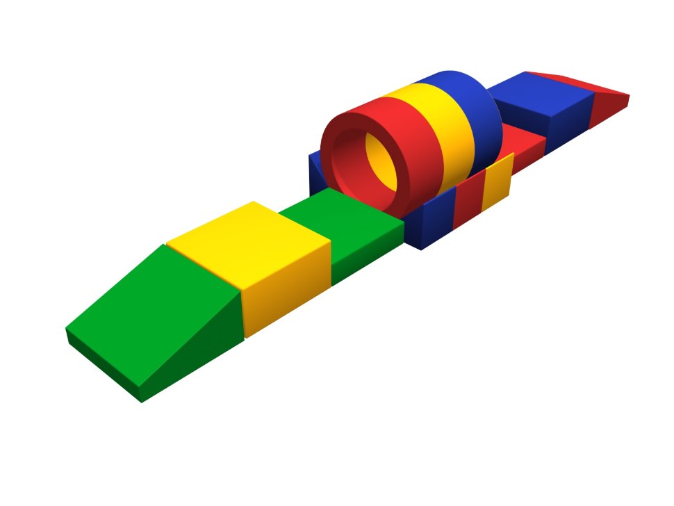 Мягкий спортивный модуль ЧЕРВЯК Romana (ДМФ-МК-08.89.20)