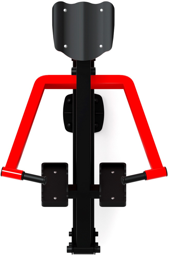 Тренажер уличный ГРЕБЛЯ (красный) СТ 008-11.П