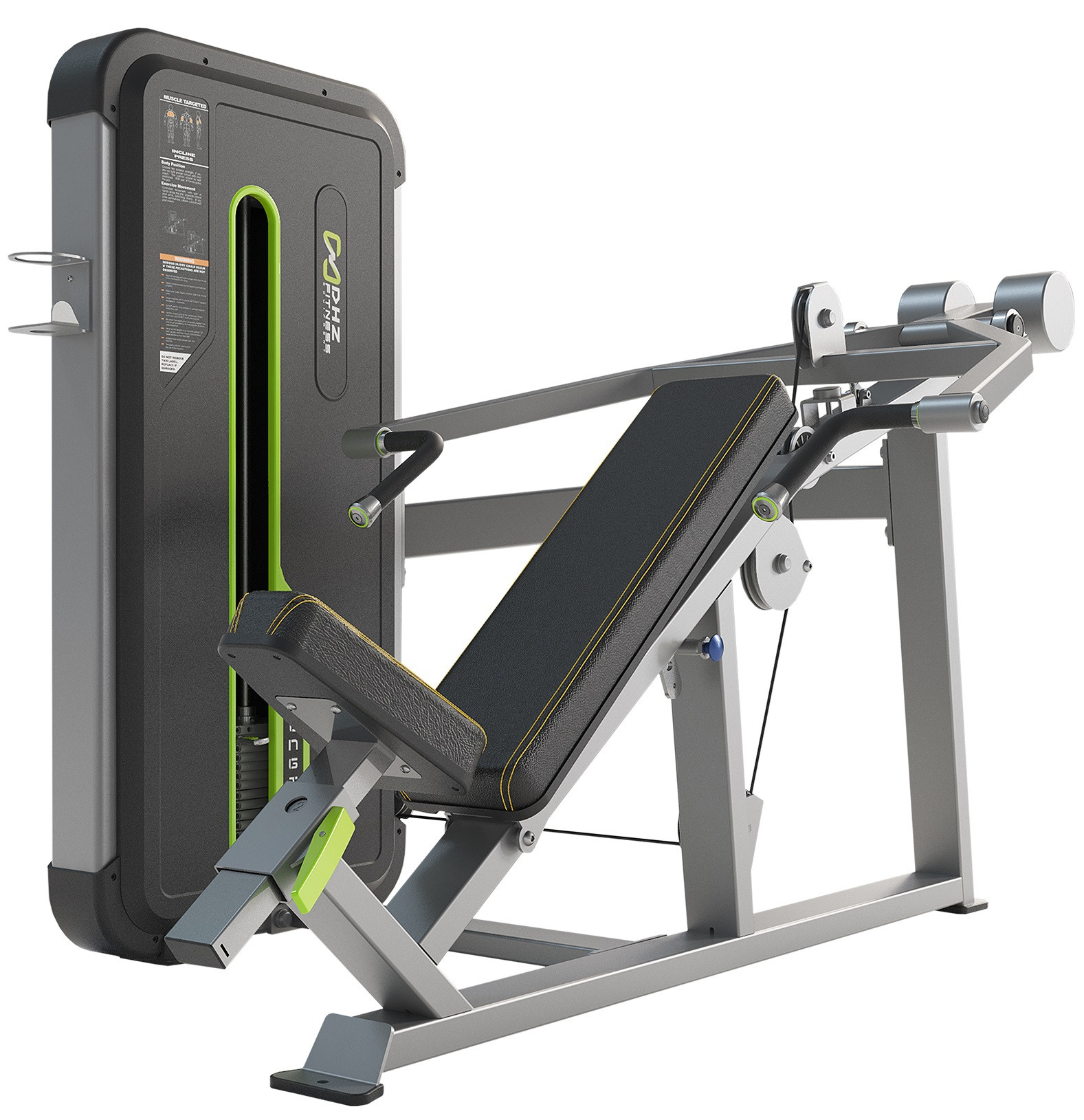 A3013 Наклонный грудной жим. Стек 109 кг