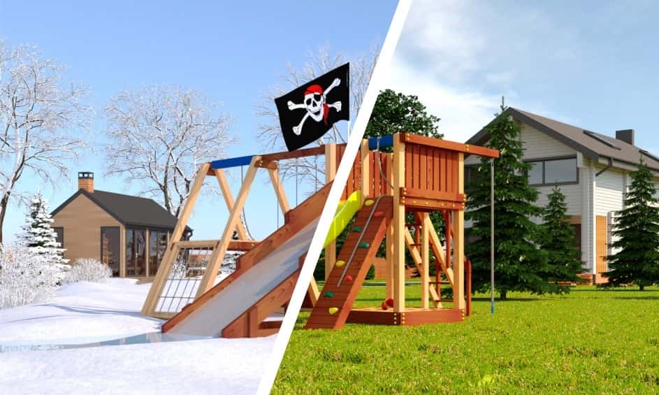 Детская игровая площадка Савушка "4 сезона" - 1