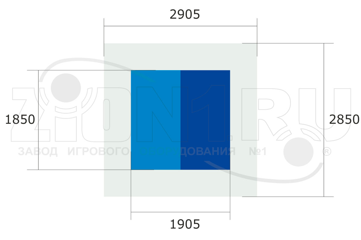 Песочный домик ZION Магазин (П012)