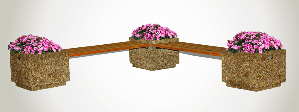 Скамья бетонная С-18