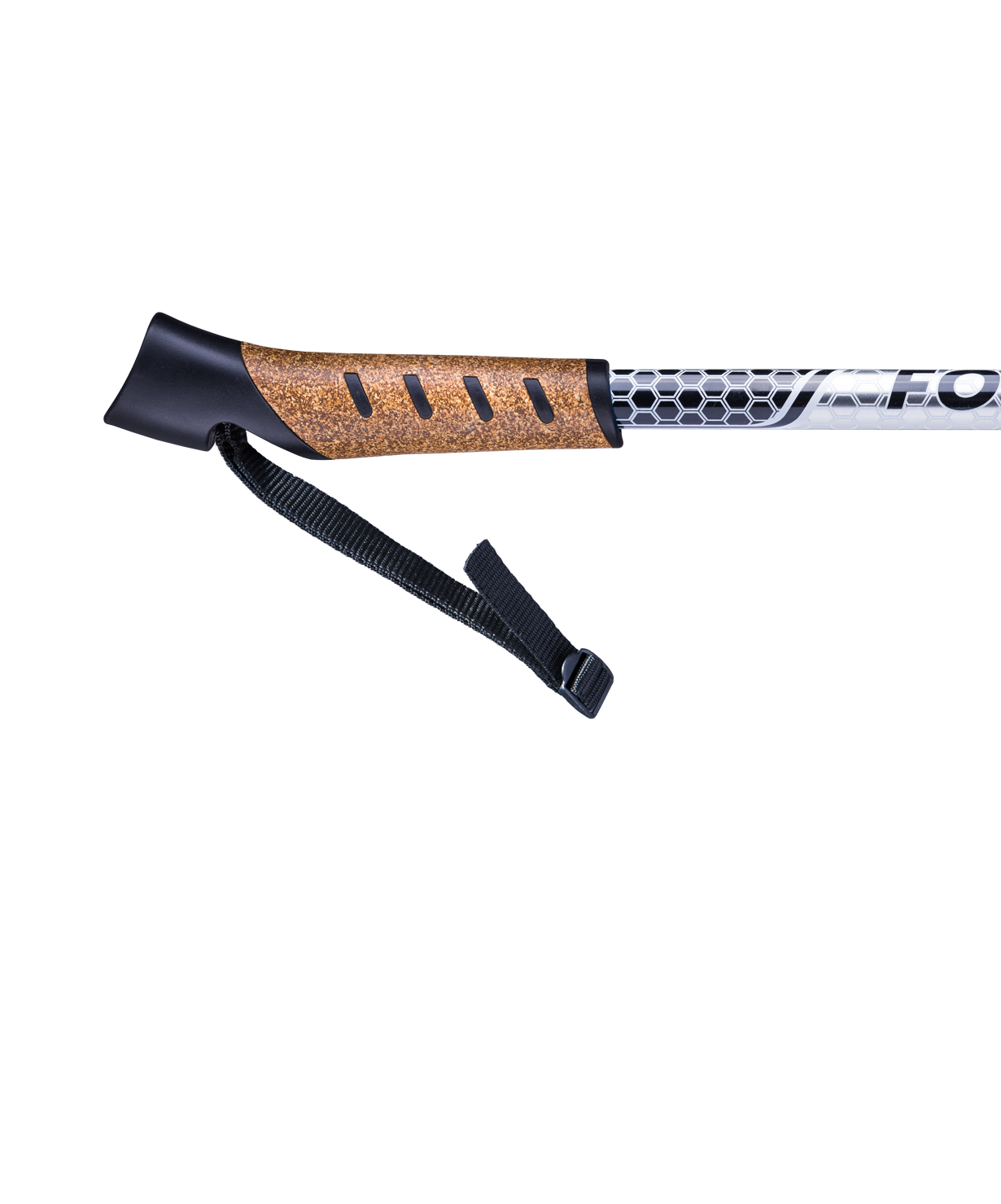 Палки для скандинавской ходьбы Forester, 67-135 см, 3-секционные, серый/чёрный