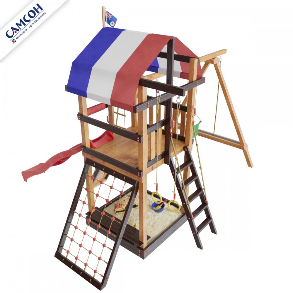 Детская деревянная игровая площадка ТАСМАНИЯ КОМБИ Самсон