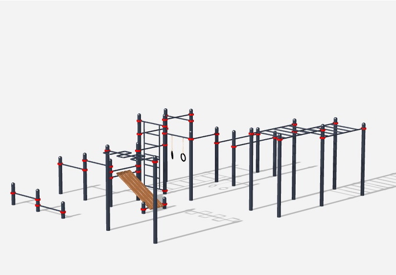 Уличный атлетический комплекс ВОРКАУТ 38 (89)