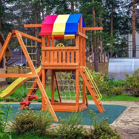 Детская деревянная игровая площадка ТАСМАНИЯ КОМБИ Самсон