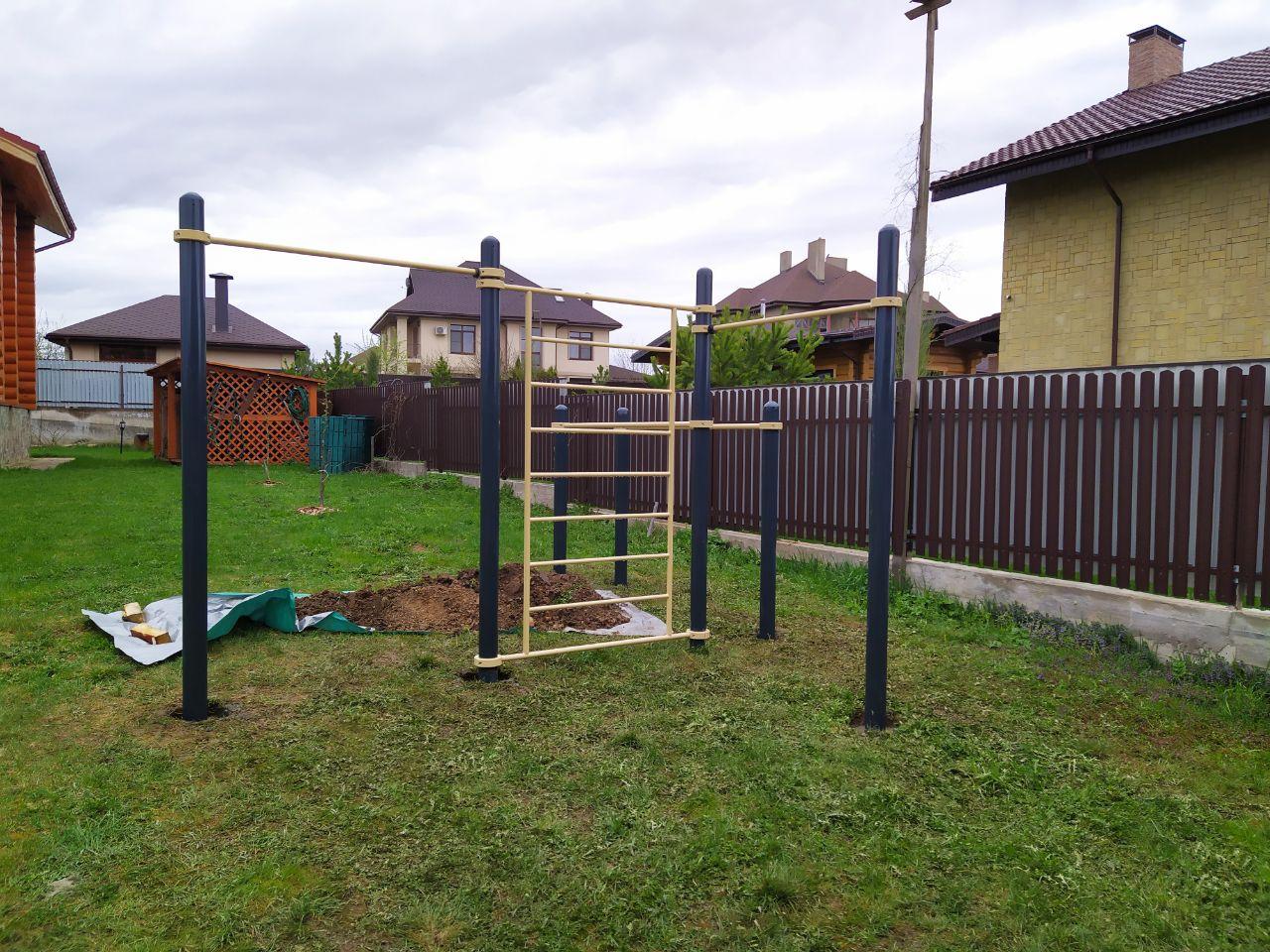 Два турника, брусья, шведская стенка СВС-29