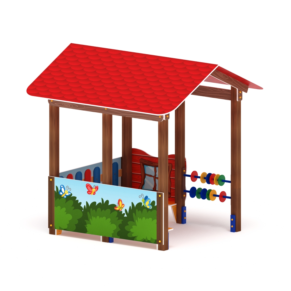 ДОМИК БОЛЬШОЙ 2 для детской площадки МФ 10.01.08