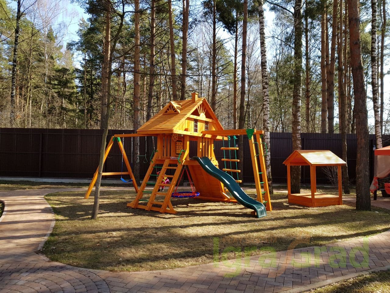Детская площадка IgraGrad Крепость Фани с рукоходом (домик)