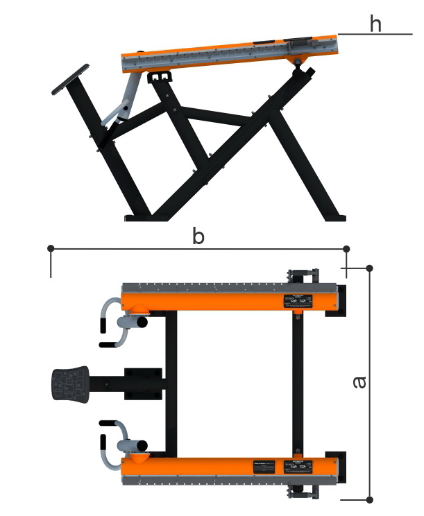 Уличный тренажер ТЯГА К ПОЯСУ СТОЯ Romana 211.07.00