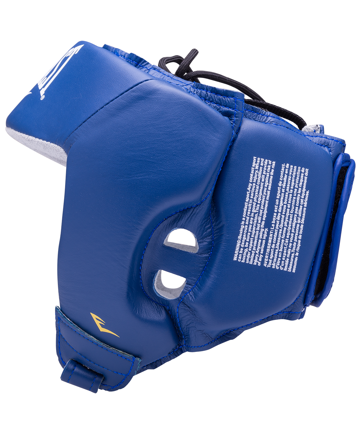 Шлем открытый USA Boxing 610206U, M, кожа, синий 