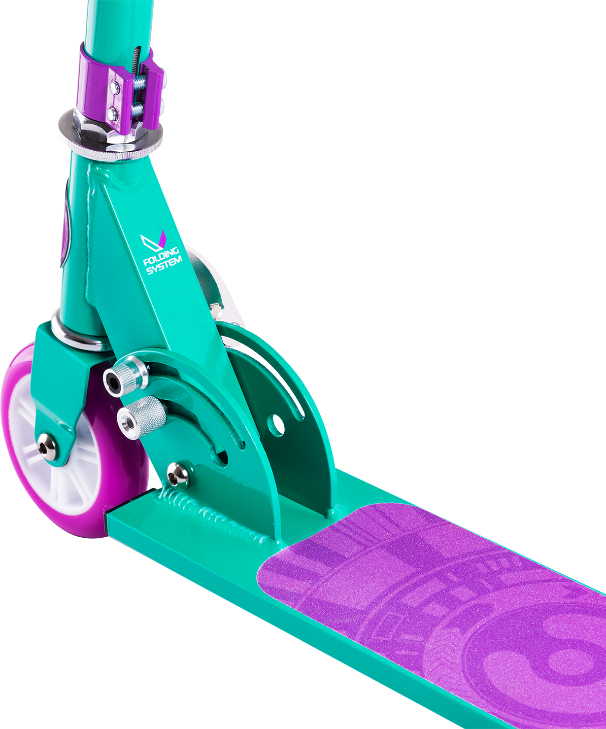 Самокат 2-колесный Sonic 100 мм, фиолетовый