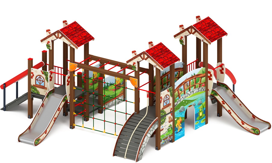 В ГОСТЯХ У СКАЗКИ детский игровой комплекс ДИК 1.05.01-09.С (H=900)