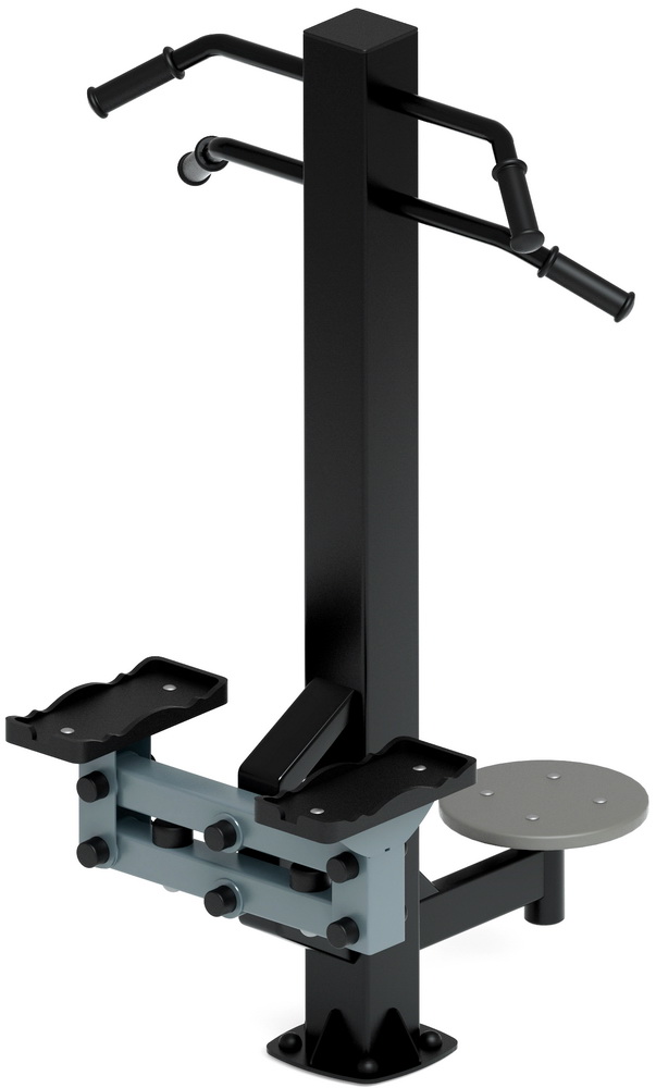 Тренажер уличный СТЕП+ТВИСТЕР (серый) СТ 019-13