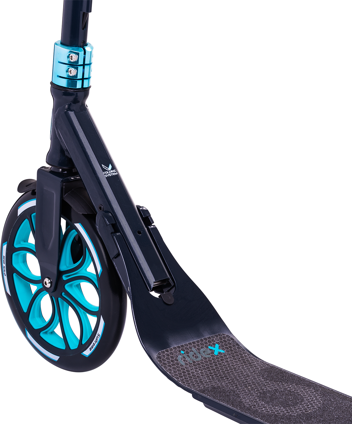 Самокат 2-колесный Supreme 255/215 мм, черный