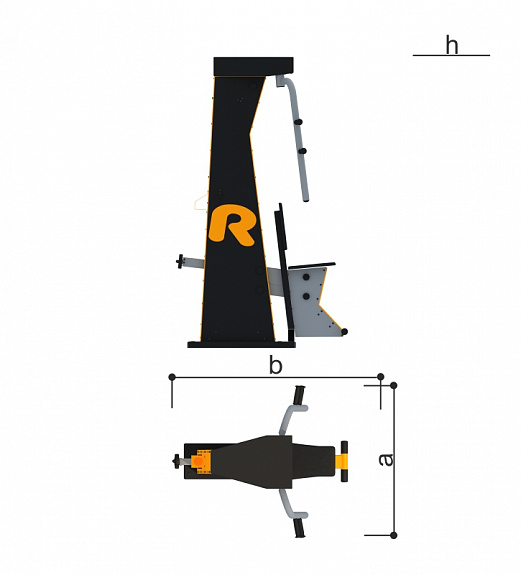 Тренажер уличный СВЕДЕНИЕ РУК Romana 207.45.10