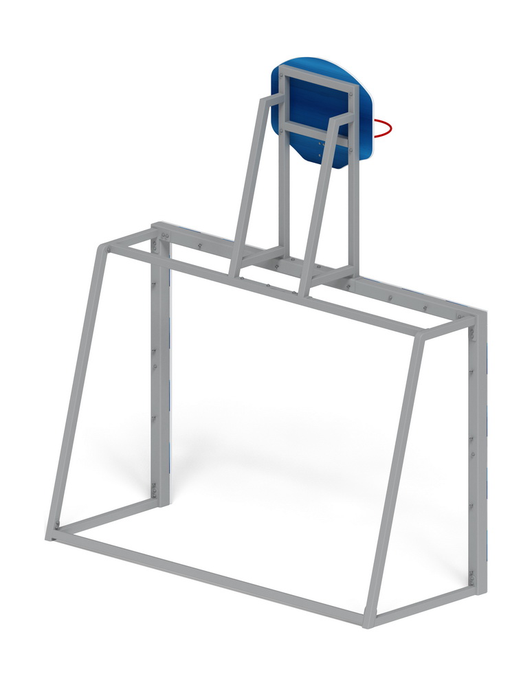 Ворота мини футбольные с баскетбольным щитом СО 2.60.05-03