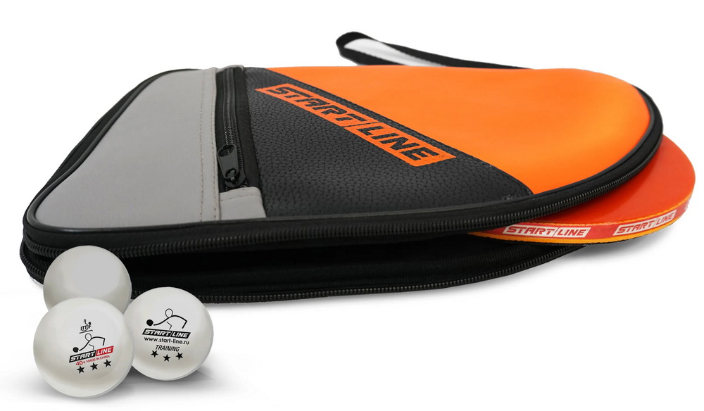 Чехол для теннисной ракетки START LINE оранжевый