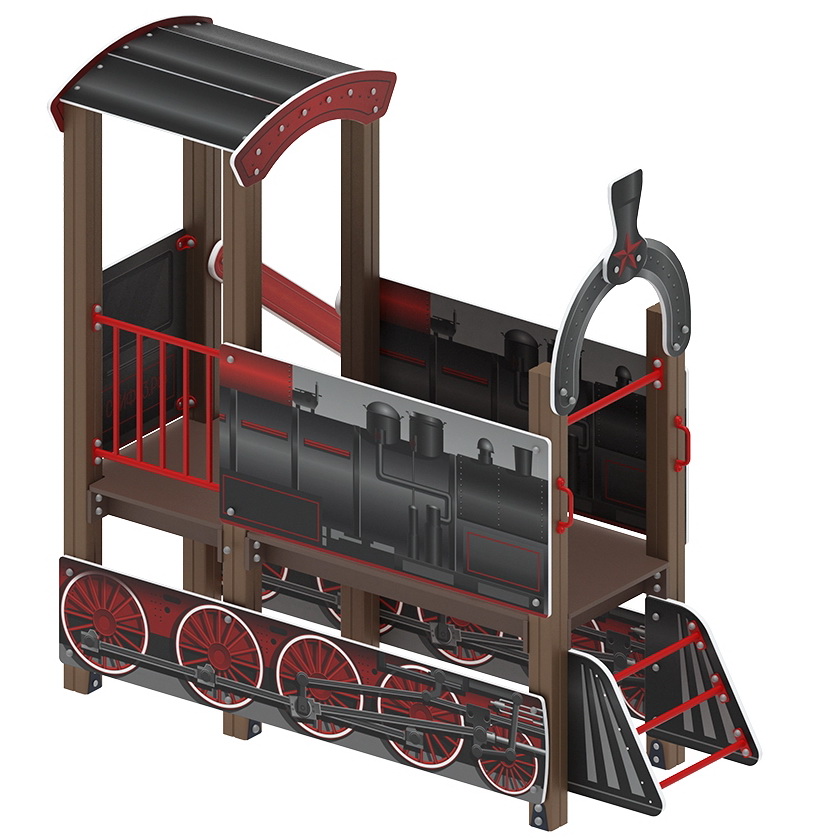 ПАРОВОЗИК МИНИ игровая форма МФ 10.03.05-10